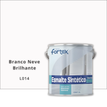Esmalte Sintético Branco Neve Brilhante 3L - FORTEX Esmalte Sintético Branco Neve Brilhante 3L - FORTEX