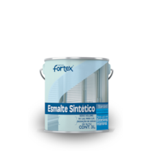 Esmalte Sintético Branco Neve Fosco 3L - FORTEX