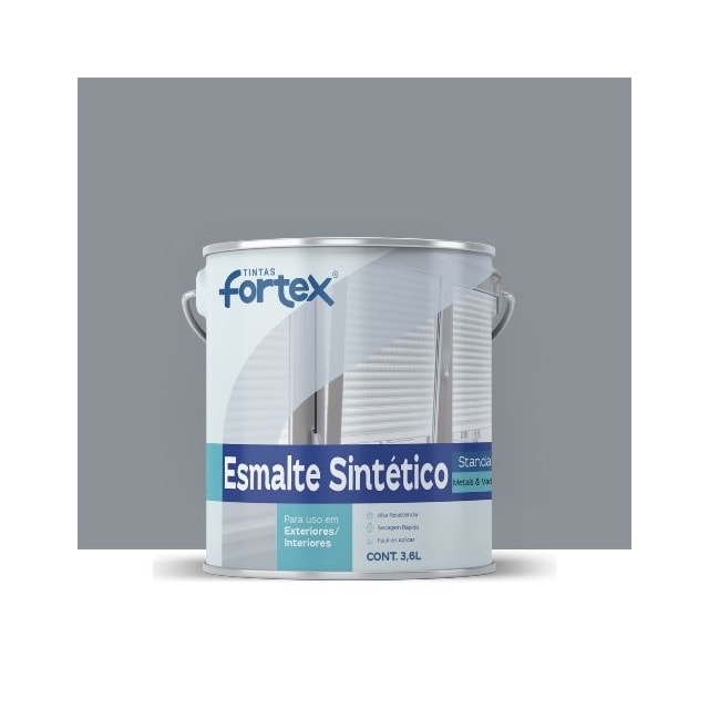 Esmalte Sintético Cinza Médio 3,6L - Fortex