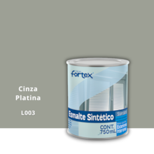 Esmalte Sintético Cinza Platina 750ML - FORTEX Esmalte Sintético Cinza Platina 750ML - FORTEX