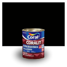 Esmalte Sintético Coralit Fosco Ultra Resistência Preto 112,5ml - Coral  Esmalte Sintético Coralit Fosco Ultra Resistência Preto 112,5ml - Coral