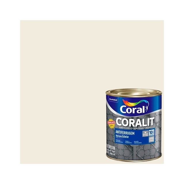 Esmalte Sintético Ferrolack Branco 900ml - CORAL Esmalte Sintético Ferrolack Branco 900ml - CORAL