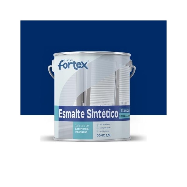 Esmalte Sintético Fortmax Azul Del Rey 3,6L - Fortex