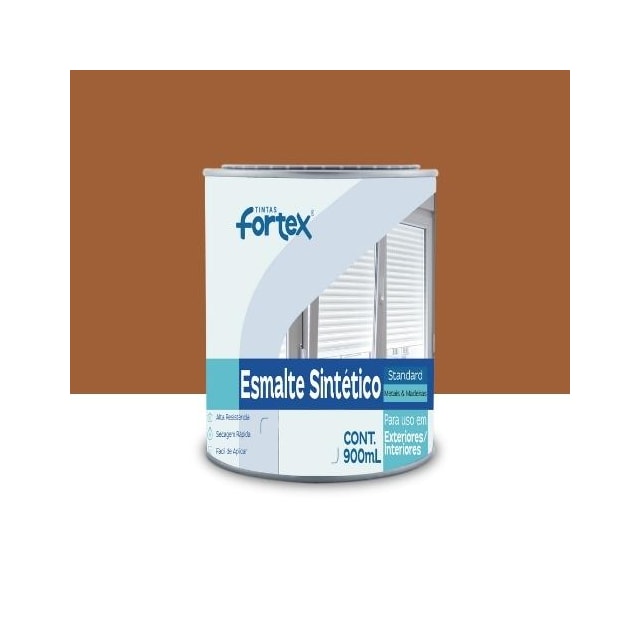 Esmalte Sintético Fortmax Marrom Conhaque 900ml - Fortex