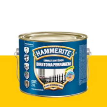 Esmalte Sintético Hammerite Amarelo 2,4 Litros - CORAL Esmalte Sintético Hammerite Amarelo 2,4 Litros - CORAL