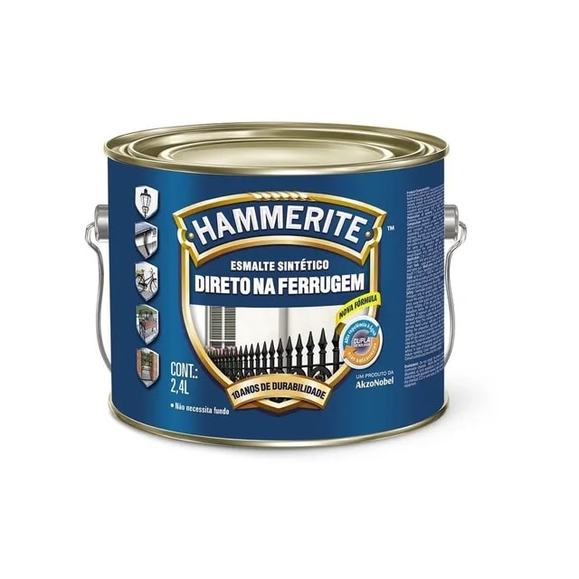 Esmalte Sintético Hammerite Amarelo 2,4 Litros - CORAL Esmalte Sintético Hammerite Amarelo 2,4 Litros - CORAL