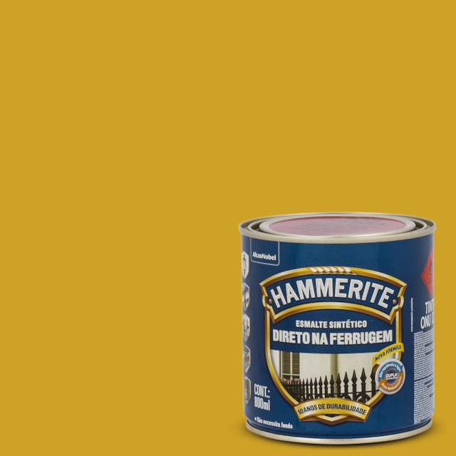 Esmalte Sintético Hammerite Ouro 800ml - CORAL Esmalte Sintético Hammerite Ouro 800ml - CORAL