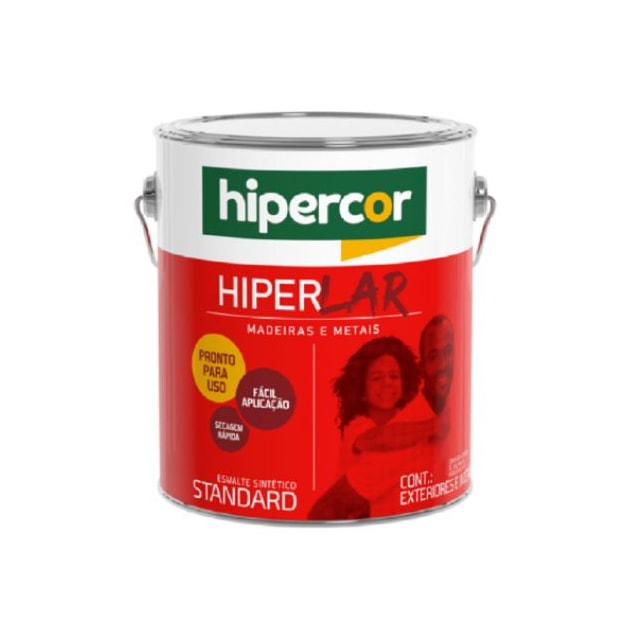 Esmalte Sintético Hiperlar 112,5ml Branco - Hipercor Esmalte Sintético Hiperlar 112,5ml Branco - Hipercor