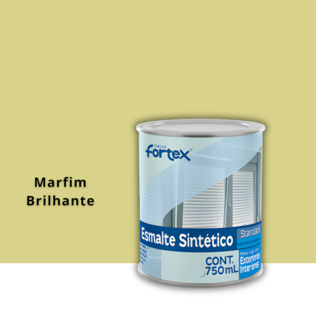 Esmalte Sintético Marfim Brilhante 750ML - FORTEX