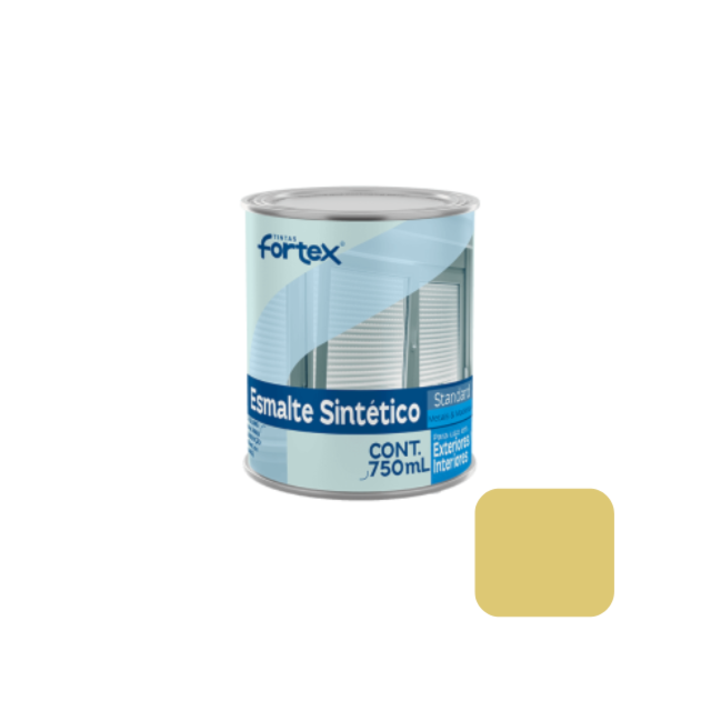 Esmalte Sintético Marfim Brilhante 750ML - FORTEX Esmalte Sintético Marfim Brilhante 750ML - FORTEX
