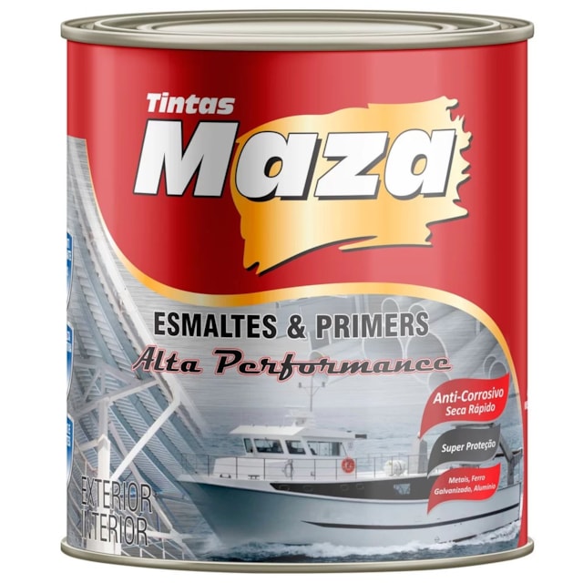 Esmalte Sintético Martelado Cinza Claro 900ml - MAZA Esmalte Sintético Martelado Cinza Claro 900ml - MAZA