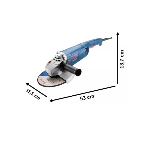 Esmerilhadeira Angular GWS 2200-230 Professional 220V - Bosch  Esmerilhadeira Angular GWS 2200-230 Professional 220V - Bosch
