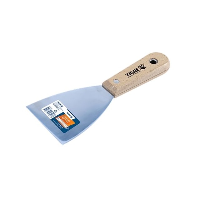 Espátula de Aço Inox 2153/3" - Tigre  Espátula de Aço Inox 2153/3" - Tigre