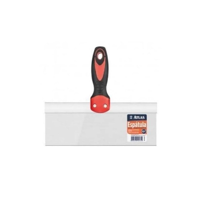 Espátula Retangular Drywall Inox 10 Pol. - ATLAS Espátula Retangular Drywall Inox 10 Pol. - ATLAS