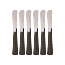 Espátulas Rattan Prata 6 Peças Mimo Style Espátulas Rattan Prata 6 Peças Mimo Style