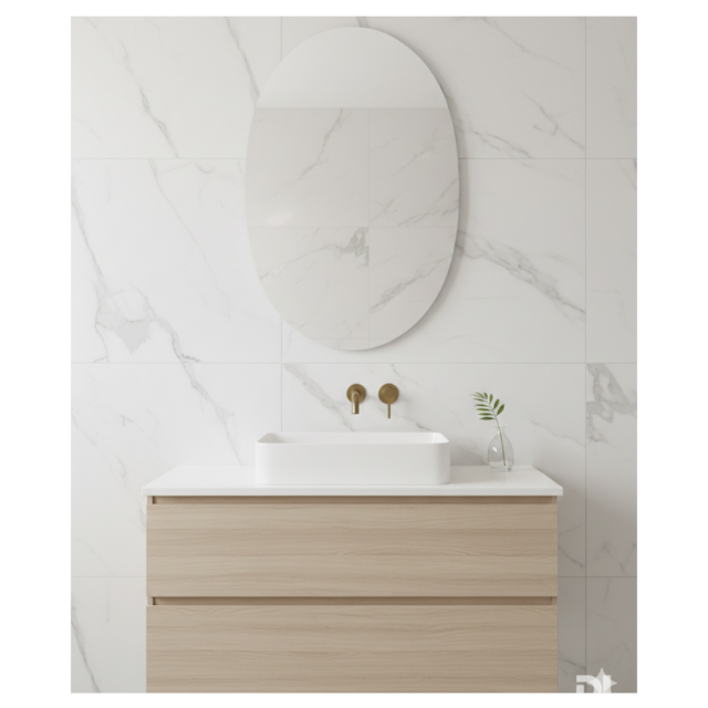 Espelho Oval Simples 50x39cm - DL VIDROS