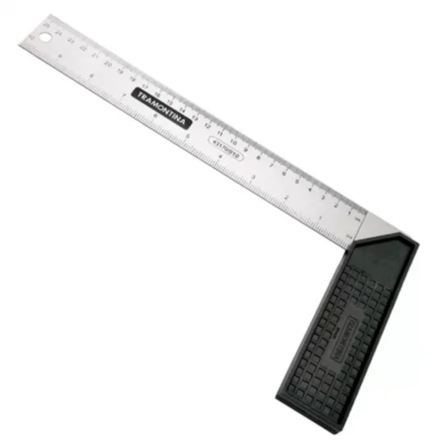 Esquadro 25cm - TRAMONTINA