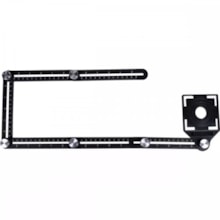 Esquadro Articulado 6 Seções 12CM - WORKER Esquadro Articulado 6 Seções 12CM - WORKER