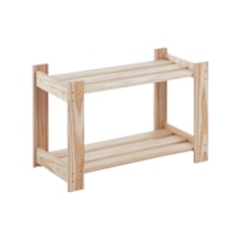 Estante de Madeira Tramontina Modulare 2 Prateleiras 62,2 x 30,2 cm Estante de Madeira Tramontina Modulare 2 Prateleiras 62,2 x 30,2 cm