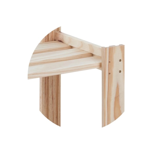 Estante de Madeira Tramontina Modulare 2 Prateleiras 62,2 x 30,2 cm Estante de Madeira Tramontina Modulare 2 Prateleiras 62,2 x 30,2 cm