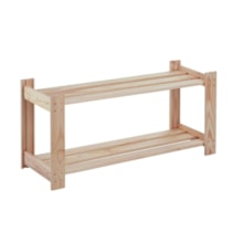 Estante de Madeira Tramontina Modulare 2 Prateleiras 90x30,2 cm Estante de Madeira Tramontina Modulare 2 Prateleiras 90x30,2 cm