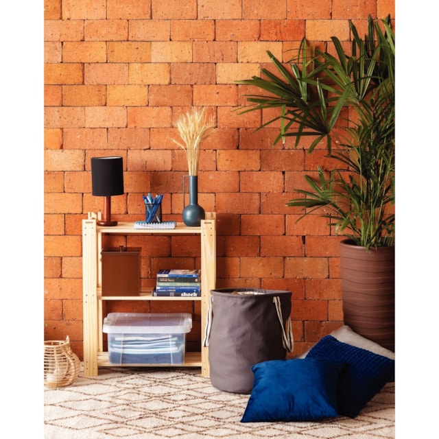 Estante de Madeira Tramontina Modulare 3 Prateleiras 62,2x30,2 cm Estante de Madeira Tramontina Modulare 3 Prateleiras 62,2x30,2 cm