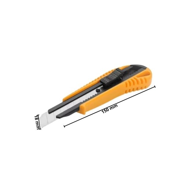 Estilete de Plástico 18mm - Dimax Estilete de Plástico 18mm - Dimax