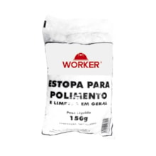 Estopa de Polimento Branca 150g - Worker