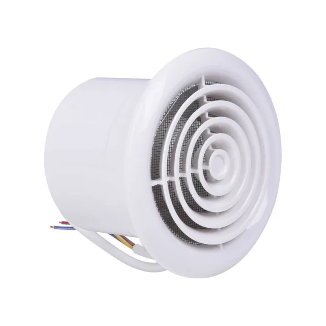 Exaustor para Banheiro Redondo 15w 100mm 220V Branco - LIEGE Exaustor para Banheiro Redondo 15w 100mm 220V Branco - LIEGE