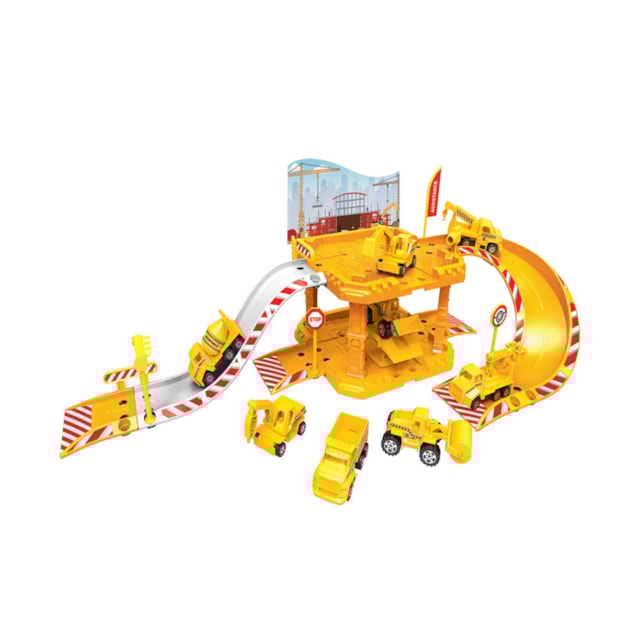 Express Wheels Garagem 40 peças Multikids - BR1235 Construção