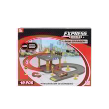 Express Wheels Mini Garagem de Bombeiro com Carrinhos Multikids - BR1839 Express Wheels Mini Garagem de Bombeiro com Carrinhos Multikids - BR1839