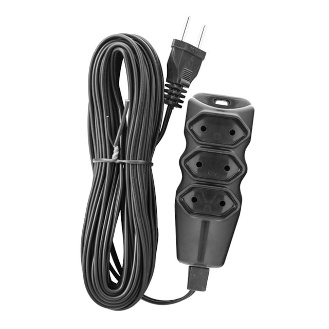 Extensão Elétrica 5m Preta - Liege Extensão Elétrica 5m Preta - Liege