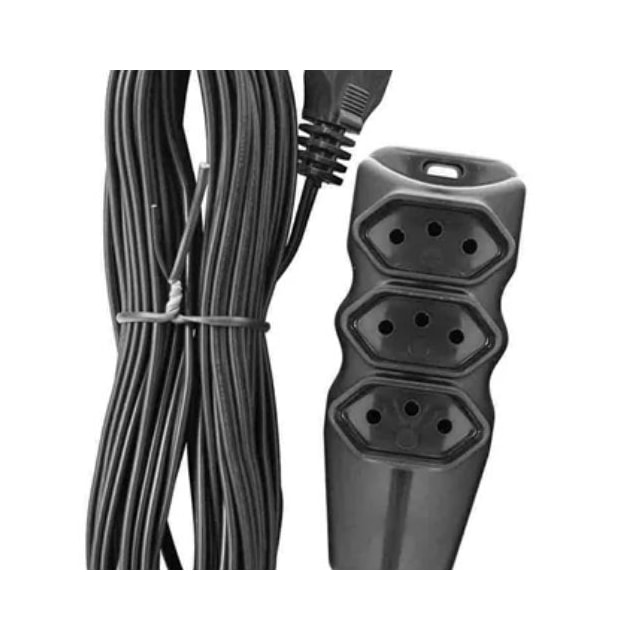 Extensão Elétrica 5m Preta - Liege Extensão Elétrica 5m Preta - Liege