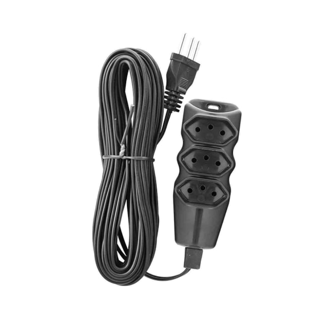 Extensão Elétrica 5m Preta - Liege Extensão Elétrica 5m Preta - Liege