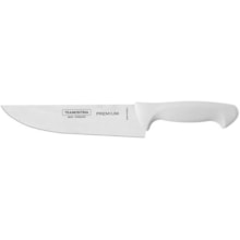 Faca Chef Premium com Lâmina 7 Pol. em Aço Inox e Cabo Branco - TRAMONTINA Faca Chef Premium com Lâmina 7 Pol. em Aço Inox e Cabo Branco - TRAMONTINA