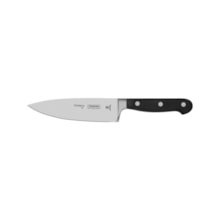 Faca Chef Tramontina Century com Lâmina em Aço Inox e Cabo de Policarbonato e Fibra de Vidro 6" Faca Chef Tramontina Century com Lâmina em Aço Inox e Cabo de Policarbonato e Fibra de Vidro 6"