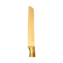 Faca Para Pão Inox Premium Gold 8" Mimo Style Faca Para Pão Inox Premium Gold 8" Mimo Style
