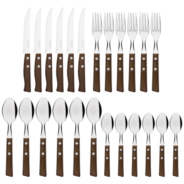 Faqueiro Tramontina Tradicional 24 Peças Faqueiro Tramontina Tradicional 24 Peças