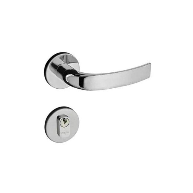 Fechadura de Aço Externa Zamac Copa 962 com Roseta Cromada - PADO Fechadura de Aço Externa Zamac Copa 962 com Roseta Cromada - PADO