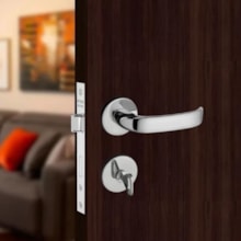 Fechadura de Embutir para Banheiro Zamac Concept RQ1 Cromada 413B - Pado Fechadura de Embutir para Banheiro Zamac Concept RQ1 Cromada 413B - Pado