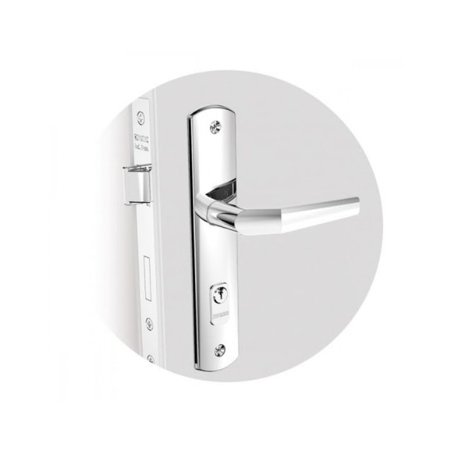 Fechadura Externa Popline Cromada - Soprano Fechadura Externa Popline Cromada - Soprano