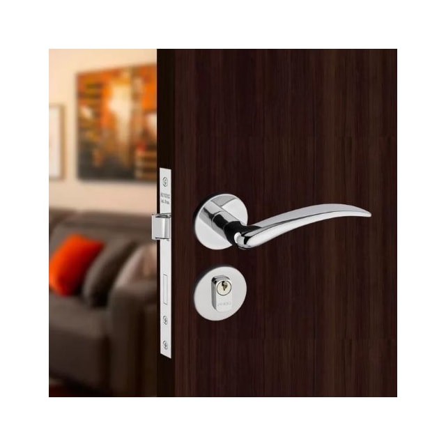 Fechadura Externa Zamac Classic 691-80E Cromada - Pado  Fechadura Externa Zamac Classic 691-80E Cromada - Pado