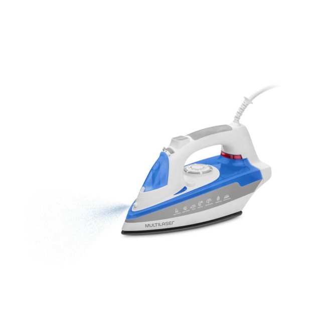 Ferro de Passar Roupa a Vapor Base Cerâmica com Função Corta Pingos Multilaser 127v
