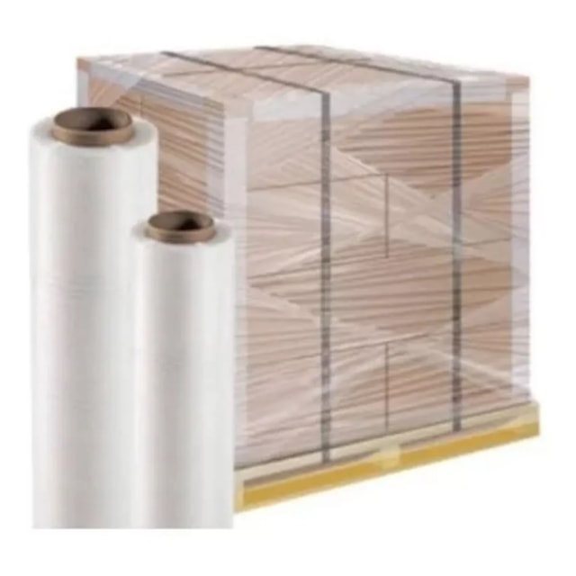 Filme Stretch Plastico Empacotador Manoal 500mm X 300m - KALA Filme Stretch Plastico Empacotador Manoal 500mm X 300m - KALA