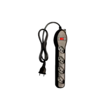 Filtro de Linha ABS Bivalente 4 Tomadas 2P + T 1,2m Preto - QUALITRONIX