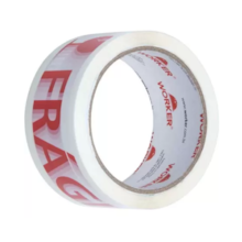 Fita Adesiva Frágil 48MM x 50M - WORKER Fita Adesiva Frágil 48MM x 50M - WORKER