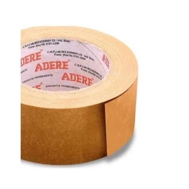 Fita Adesiva Kraft Gomada 38mm x 50M - ADERE Fita Adesiva Kraft Gomada 38mm x 50M - ADERE