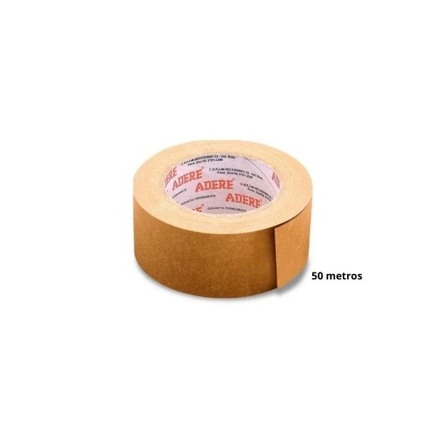 Fita Adesiva Kraft Gomada 38mm x 50M - ADERE Fita Adesiva Kraft Gomada 38mm x 50M - ADERE