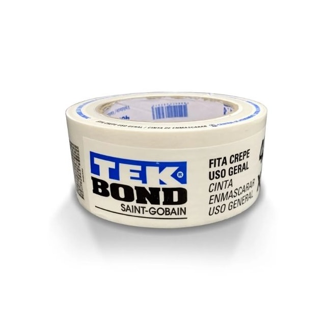 Fita Crepe de Uso Geral 48mmx50m - TEKBOND Fita Crepe de Uso Geral 48mmx50m - TEKBOND