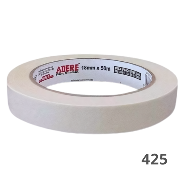 Fita Crepe Uso Geral 18mm x 50M - ADERE